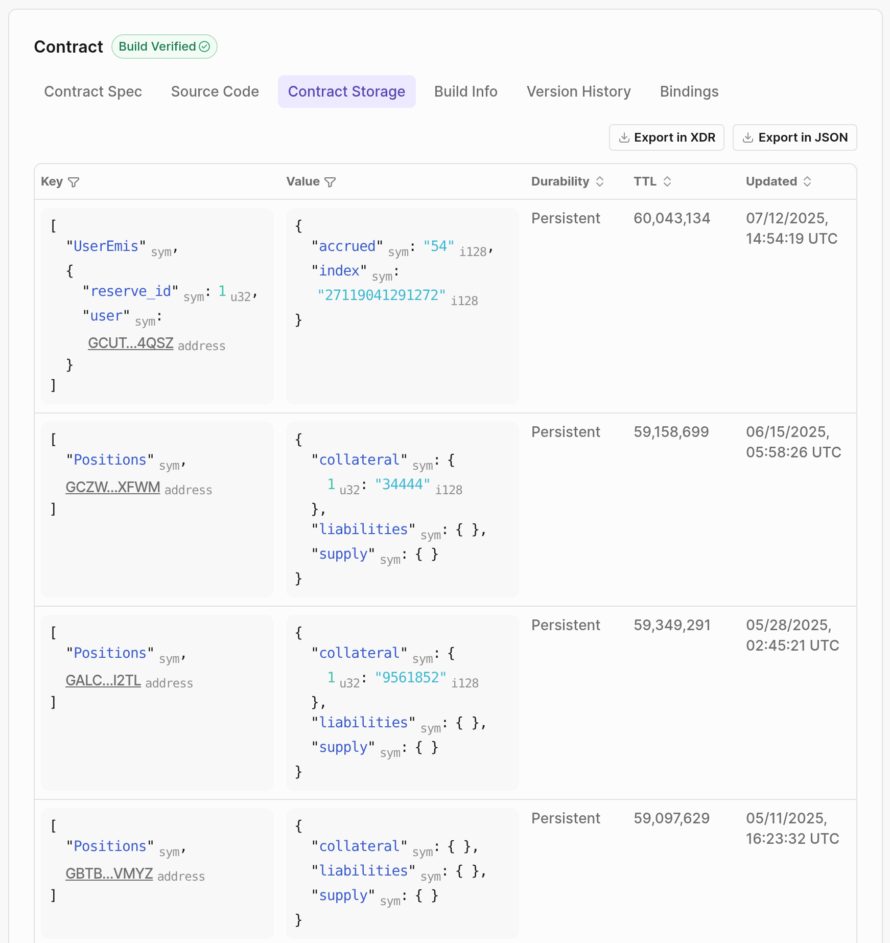 Lab: Contract Explorer: Contract Storage